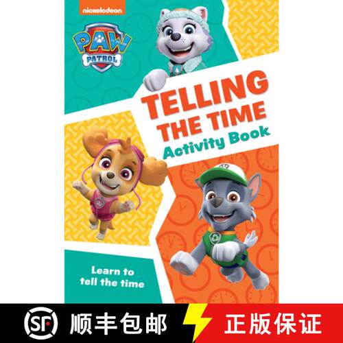 【3-4周达】PAW Patrol Telling The Time Activity Book: Get Ready for School with Paw Patrol [9780008526429]