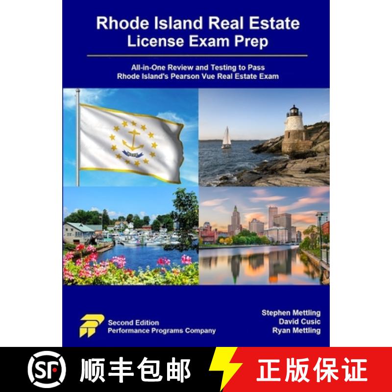 【2-3周达】Rhode Island Real Estate License Exam Prep: All-in-One Review and Testing to Pass Rhode Is... [9781965482223]