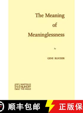【3-4周达】The Meaning of Meaninglessness [9789024715954]