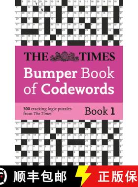 【3-4周达】The Times Bumper Book of Codewords Book 1: 300 Compelling and Addictive Codewords [9780008618148]