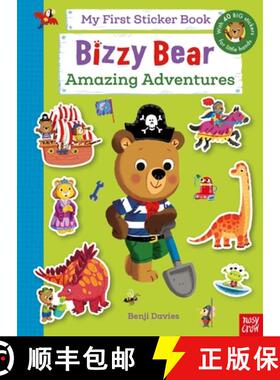 【3-4周达】Bizzy Bear: My First Sticker Book: Amazing Adventures [9781805131694]