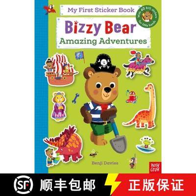 【3-4周达】Bizzy Bear: My First Sticker Book: Amazing Adventures [9781805131694]