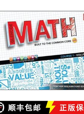 【3-4周达】Glencoe Math, Course 1, Teacher Walkaround Edition, Volume 2 [9780076702886]