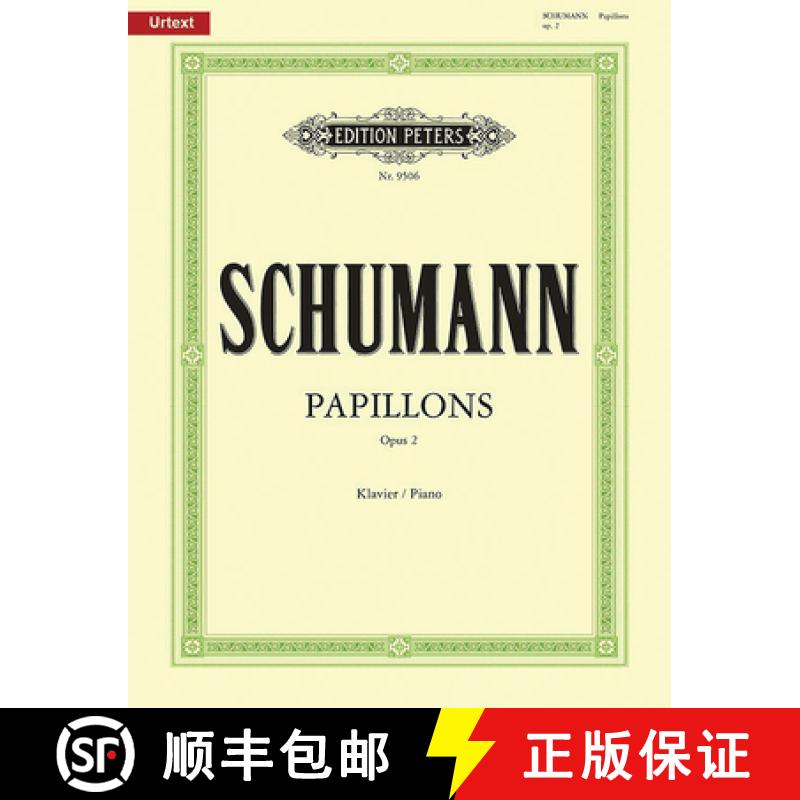 【3-4周达】Papillons Op. 2 for Piano: Urtext [9790014077129]