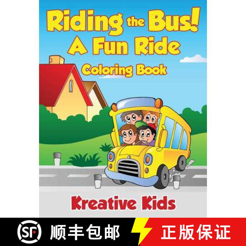 【3-4周达】Riding the Bus! A Fun Ride Coloring Book [9781683774471]
