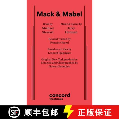 【3-4周达】Mack & Mabel [9780573680748]