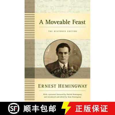 【3-4周达】精装 Moveable Feast: The Restored Edition: The Restored Edition [9781416591313]