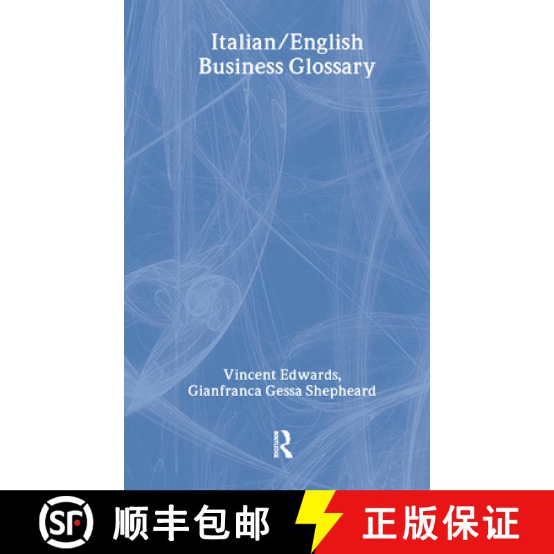 【3-4周达】Italian/English Business Glossary [9781138429260]