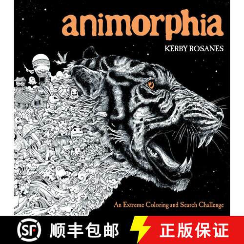 【3-4周达】Animorphia: An Extreme Coloring and Search Challenge [9780147518361]