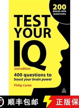 【3-4周达】Test Your IQ: 400 Questions to Boost Your Brainpower [9780749456771]