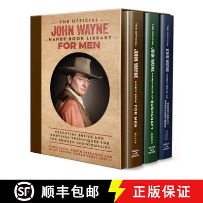 【3-4周达】Official John Wayne Handy Book Library for Men (Boxed Set): Essential life skills and surv... [9781964487182]