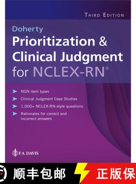 【3-4周达】Prioritization & Clinical Judgment for NCLEX–RN® [9781719650977]