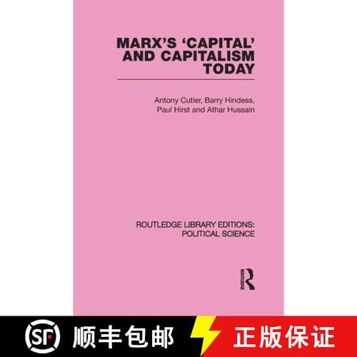 【3-4周达】Marx's Capital and Capitalism Today Routledge Library Editions: Political Science Volume 52 [9780415649902]