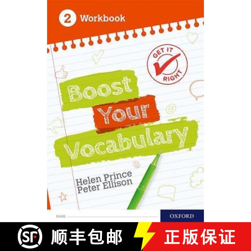 【3-4周达】Get It Right: Boost Your Vocabulary Workbook 2 (Pack of 15) [9781382014212]