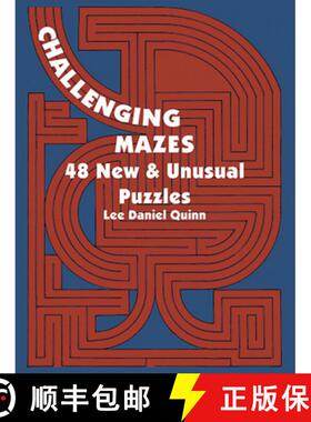 【3-4周达】Challenging Mazes: 48 New & Unusual Puzzles: 48 New & Unusual Puzzles [9780486211770]