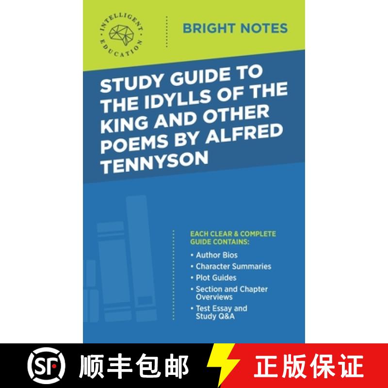 【3-4周达】Study Guide to The Idylls of the King and Other Poems by Alfred Tennyson [9781645420149]
