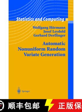 【3-4周达】Automatic Nonuniform Random Variate Generation [9783540406525]