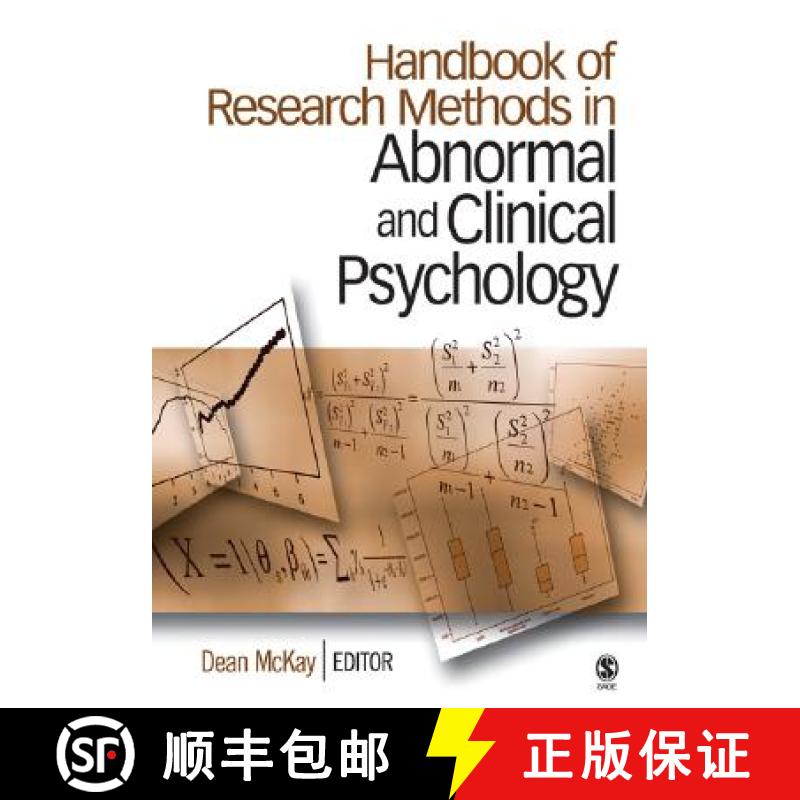 【3-4周达】Handbook of Research Methods in Abnormal and Clinical Psychology [9781412916301]