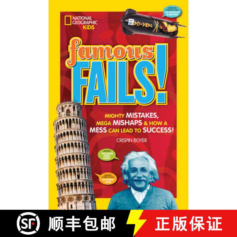 【3-4周达】Famous Fails!: Mighty Mistakes, Mega Mishaps, & How a Mess Can Lead to Success! [9781426325489]