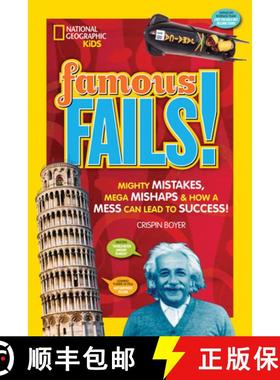 【3-4周达】Famous Fails!: Mighty Mistakes, Mega Mishaps, & How a Mess Can Lead to Success! [9781426325489]