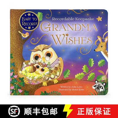 【3-4周达】Recordable Keepsake: Grandma Wishes [9781646386376]