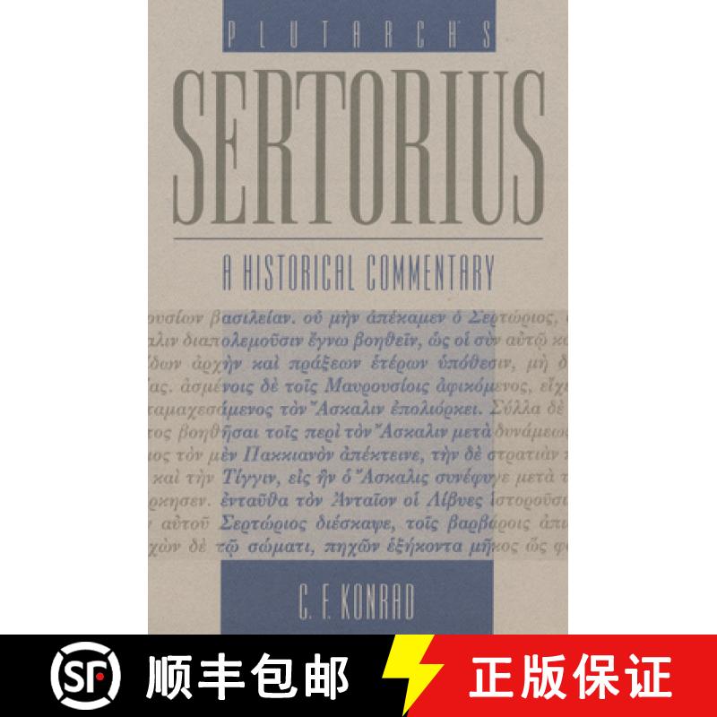 预订 Plutarch's Sertorius: A Historical Commentary [9781469613789]
