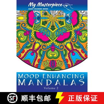 【3-4周达】My Masterpiece Adult Coloring Books - Mood Enhancing Mandalas Volume 2 [9780692624852]