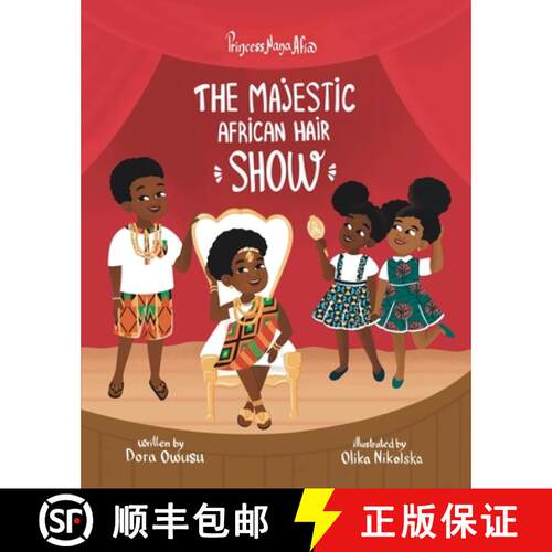 【3-4周达】Princess Nana Afia: The Majestic African Hair Show [9781736803806]
