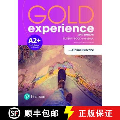 【3-4周达】Gold Experience 2ed A2+ Student's Book & Interactive eBook with Online Practice, Digital R... [9781292392790]
