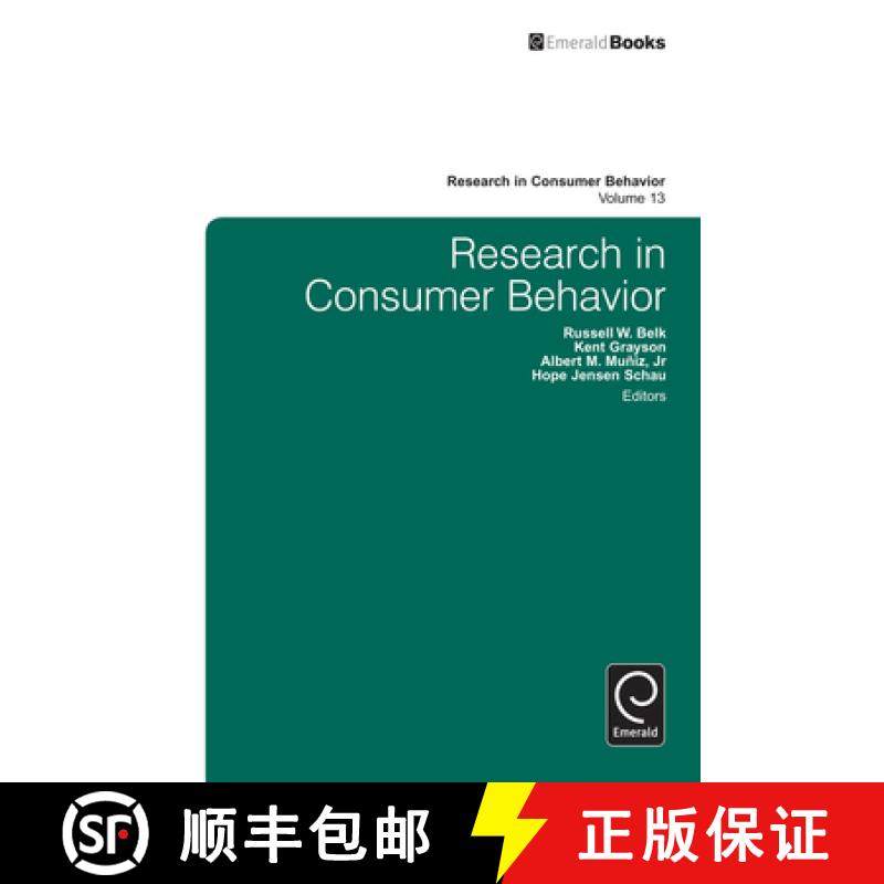 【3-4周达】Research in Consumer Behavior [9781780521169]