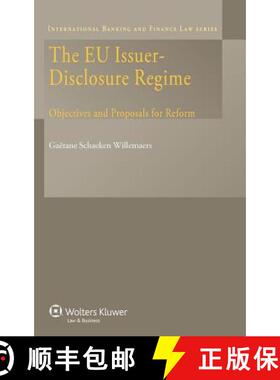 预订 The EU Issuer-Disclosure Regime - Objectives and Proposals for Reform [9789041133946]