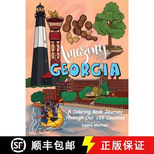 Our Amazing Georgia 159 9781588383983 Book Coloring Through Journey 4周达 Counties