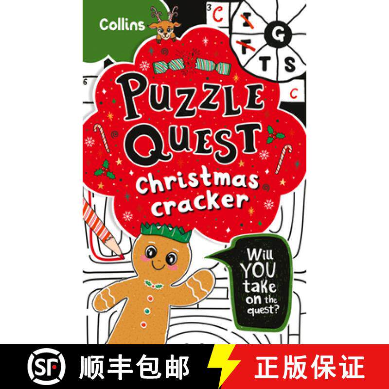 【3-4周达】Christmas Cracker: Solve More Than 100 Puzzles in This Adventure Story for Kids Aged 7+ [9780008621919]