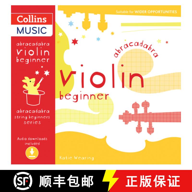 【3-4周达】Abracadabra Violin Beginner (Pupil's book + Download) [9780713693652]