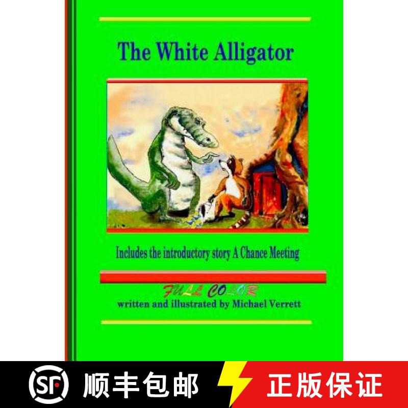 【2-3周达】The White Alligator (paperback full color) [9780557369249]