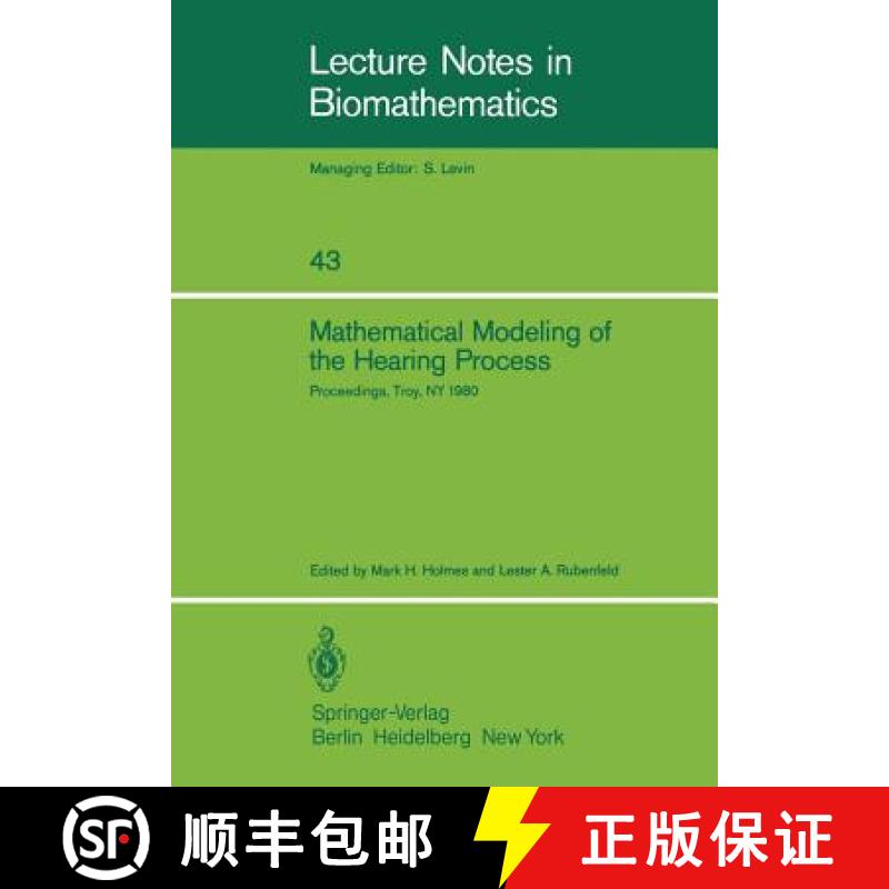 【3-4周达】Mathematical Modeling of the Hearing Process: Proceedings of the Nsf-Cbms Regional Confere... [9783540111559]
