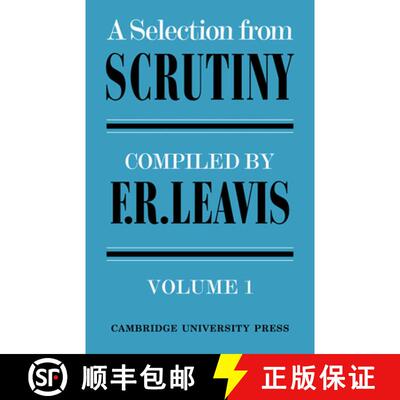 【3-4周达】Selection from Scrutiny: Volume 1: A Selection from Scrutiny [9780521095082]