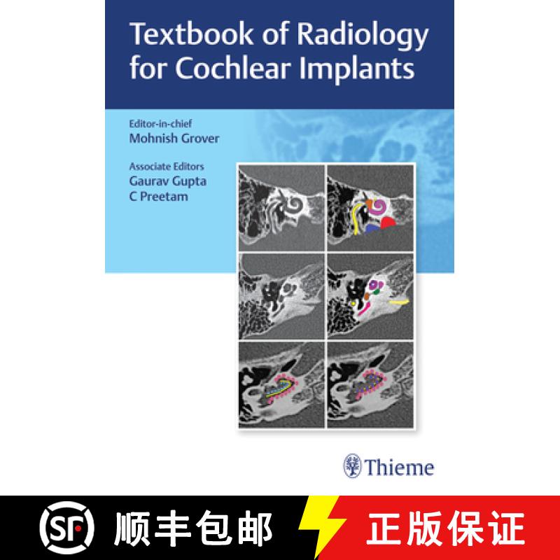 预订 Textbook of Radiology for Cochlear Implants [9789392819261]