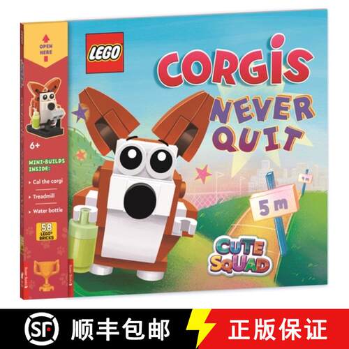 预订 LEGO® Books: Cute Squad: Corgis Never Quit (with corgi mini-build and over 55 LEGO® elements) [9781837250332]