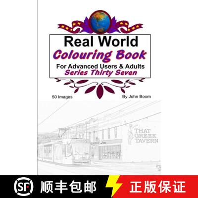 【3-4周达】Real World Colouring Books Series 37 [9780359825165]