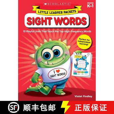 【3-4周达】Little Learner Packets: Sight Words: 10 Playful Units That Teach the Top High-Frequency Words [9781338228274]