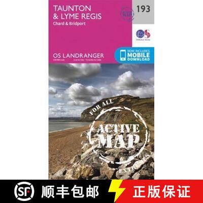 【3-4周达】Taunton & Lyme Regis, Chard & Bridport [9780319475164]