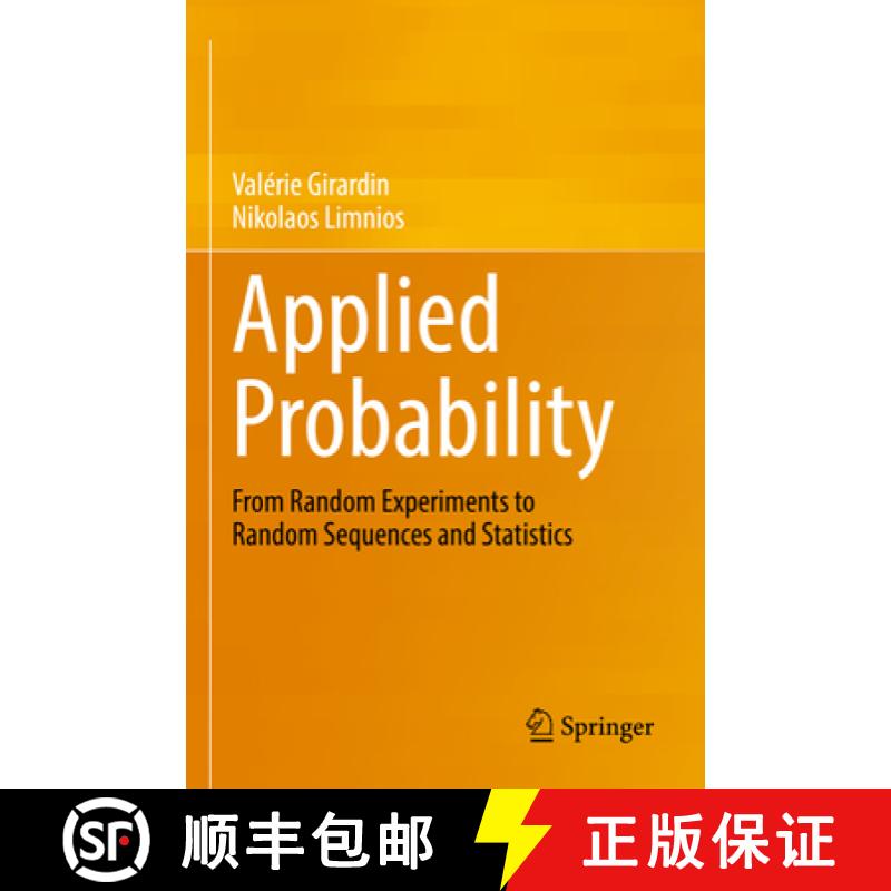 【3-4周达】Applied Probability : From Random Experiments to Random Sequences and Statistics [9783030979652]