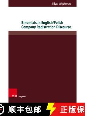 【3-4周达】Binomials in English/Polish Company Registration Discourse: The Study of Linguistic Profil... [9783847115366]