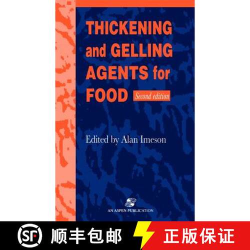 【3-4周达】精装 Thickening and Gelling Agents for Food (2nd ed. 1997) [9780834212961]