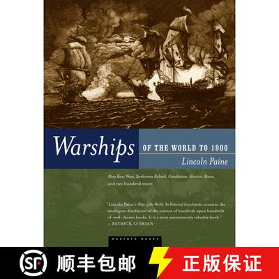 【3-4周达】Warships Of The World To 1900 [9780395984147]