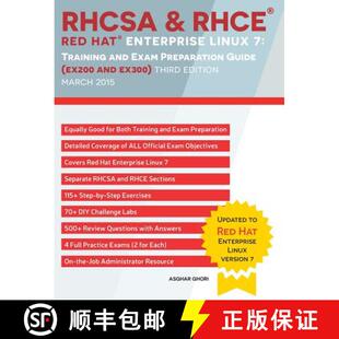 预订 RHCSA & RHCE Red Hat Enterprise Linux 7: Training and Exam Preparation Guide (EX200 and EX300), ... [9781495148200]