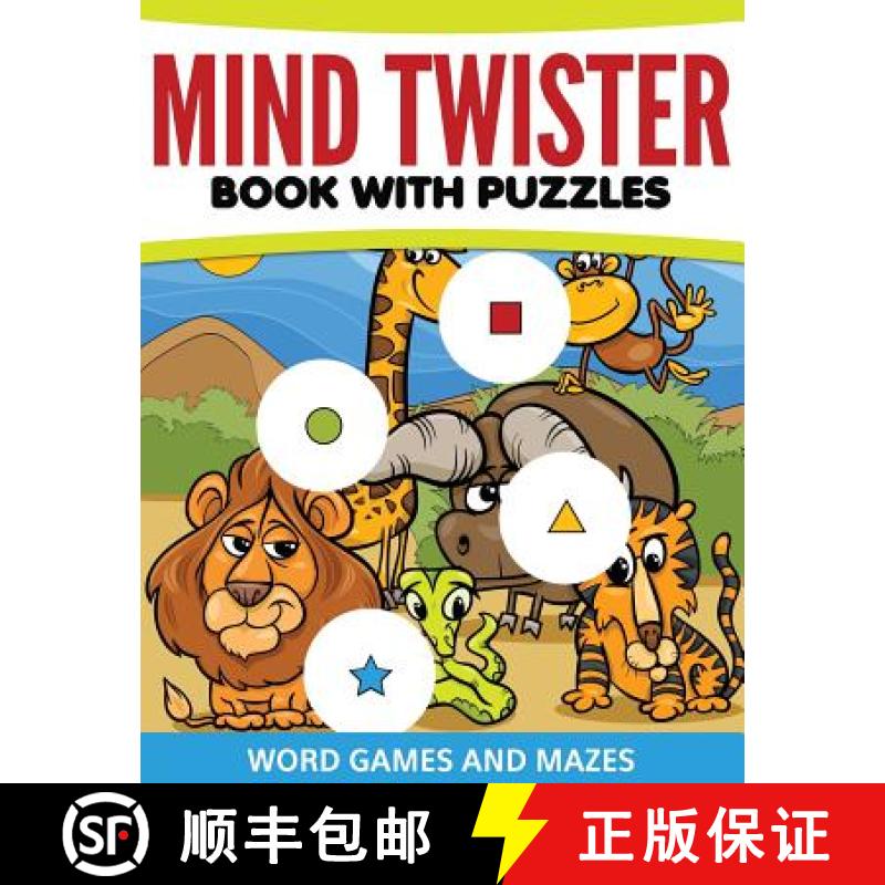 【3-4周达】Mind Twister Book with Puzzles, Word Games and Mazes [9781681458038]