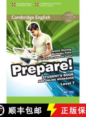 【3-4周达】Cambridge English Prepare! Level 7 Student's Book and Online Workbook: - Cambridge English... [9781107498013]