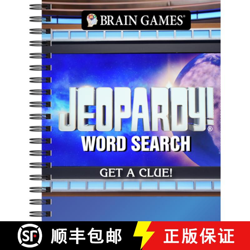 【3-4周达】Brain Games - Jeopardy! Word Search: Get a Clue! Volume 2 [9781639389537]